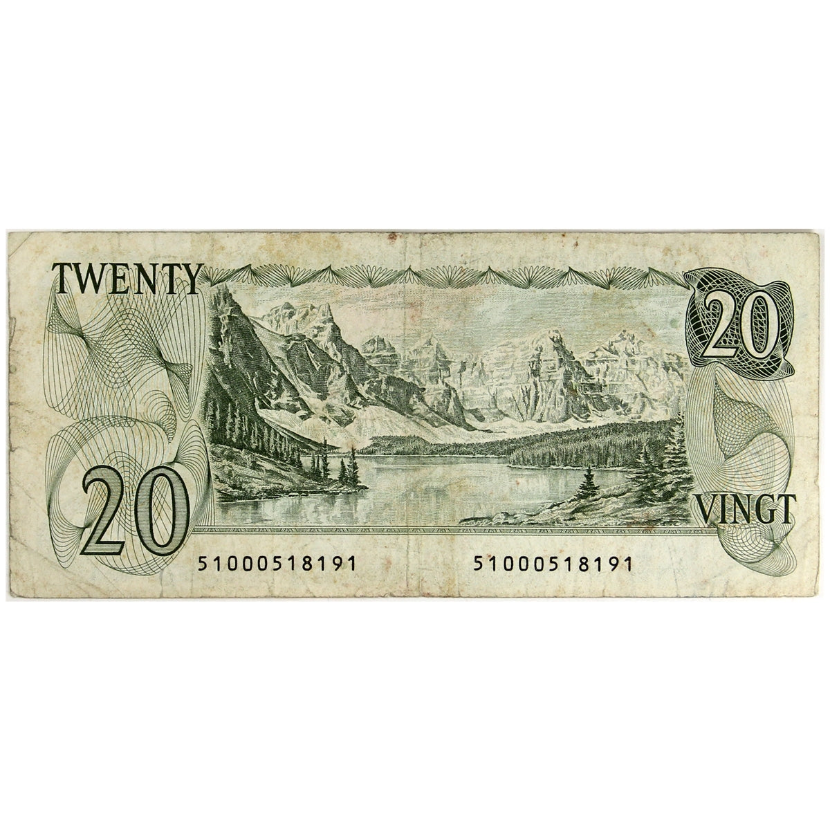 BC-54aA 1979 Canada $20 Lawson-Bouey, 510, VG-F (VG10)
