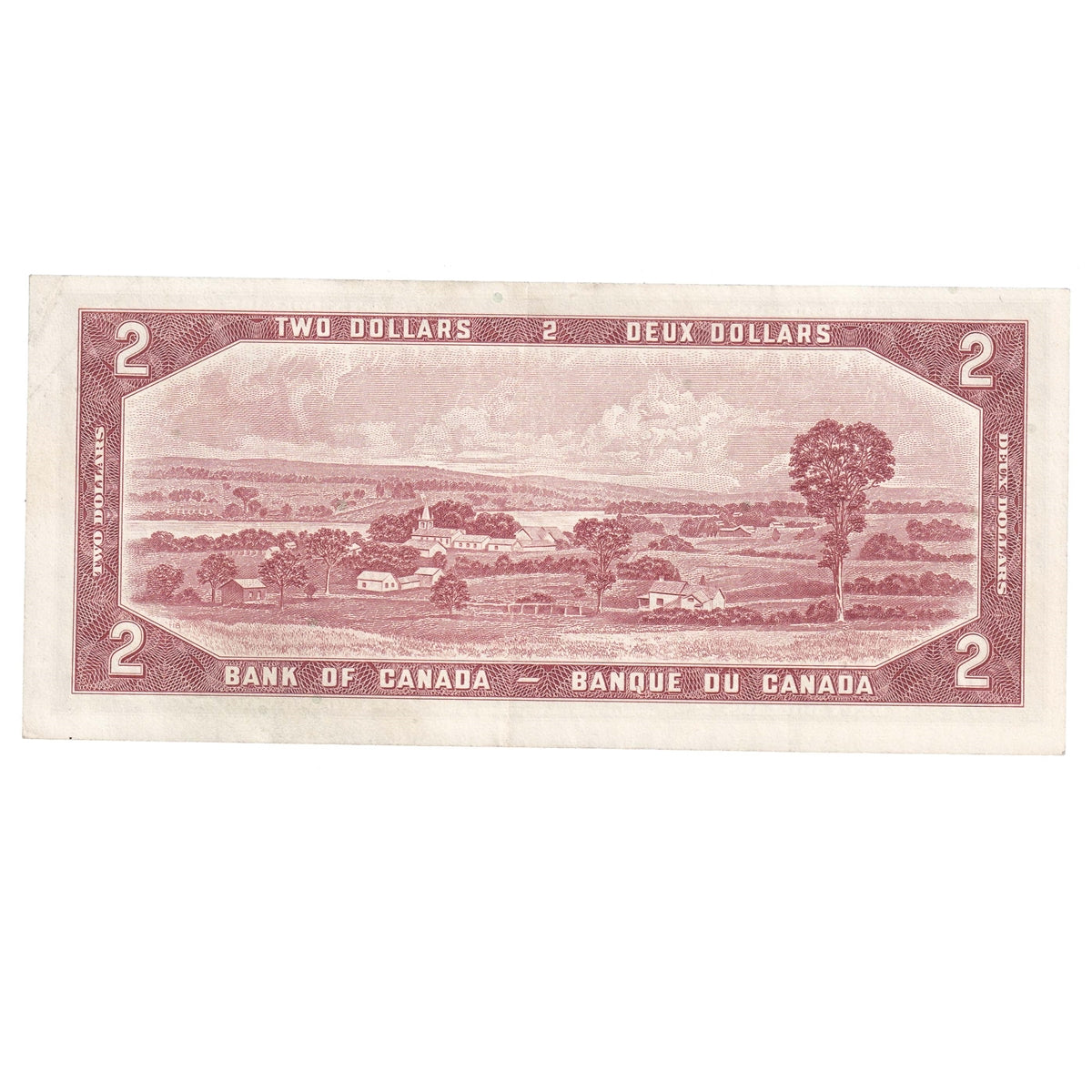 BC-38b 1954 Canada $2 Beattie-Rasminsky, X/R, Extra Fine (EF40)