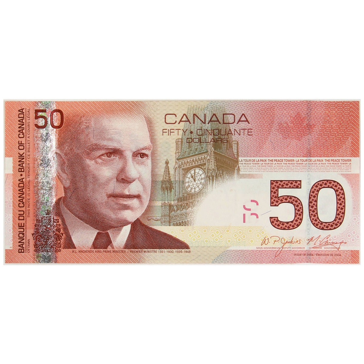 BC-65b 2008 Canada $50 Jenkins-Carney, FMP, Uncirculated (MS60)