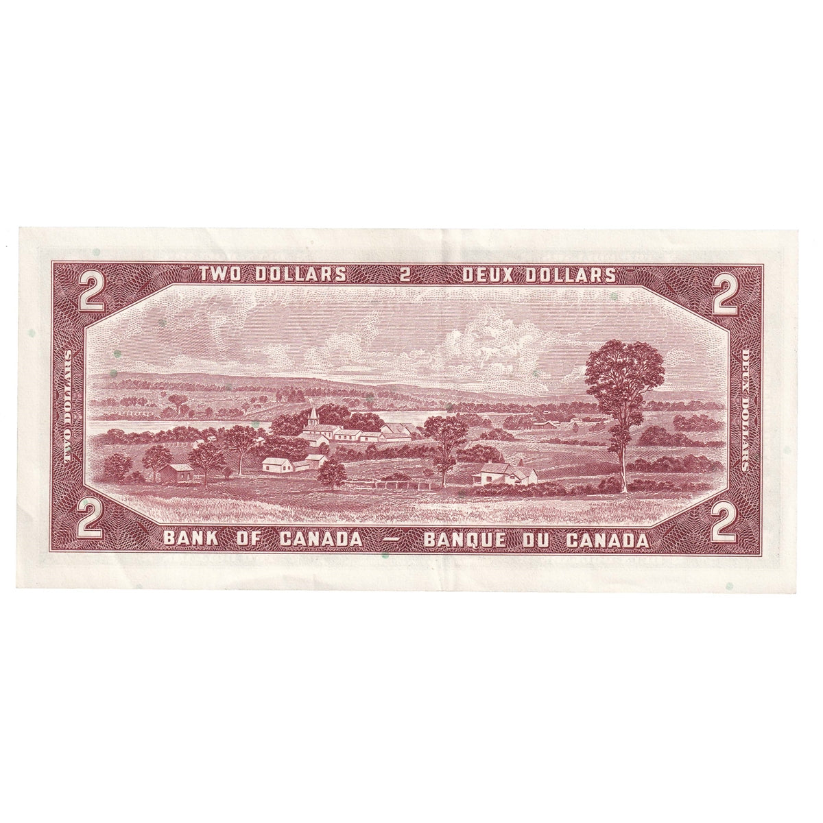 BC-38b 1954 Canada $2 Beattie-Rasminsky, K/U, EF-AU (EF45)