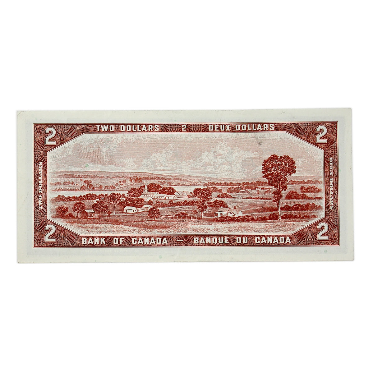 BC-38b 1954 Canada $2 Beattie-Rasminsky, P/U, Extra Fine (EF40)