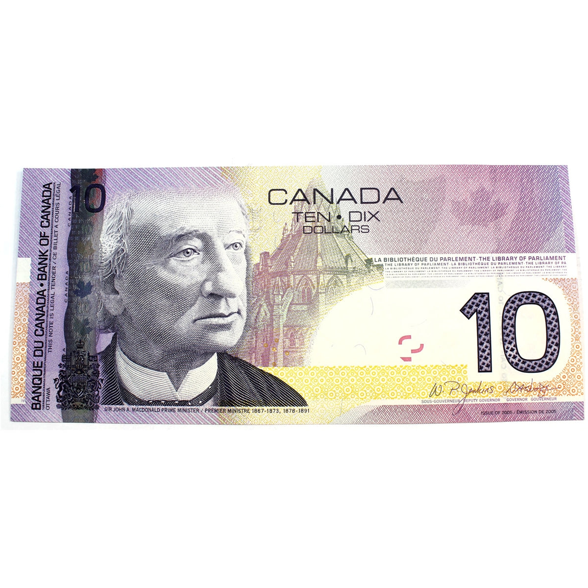 BC-68a 2005 Canada $10 Jenkins-Dodge, BTE, UNC