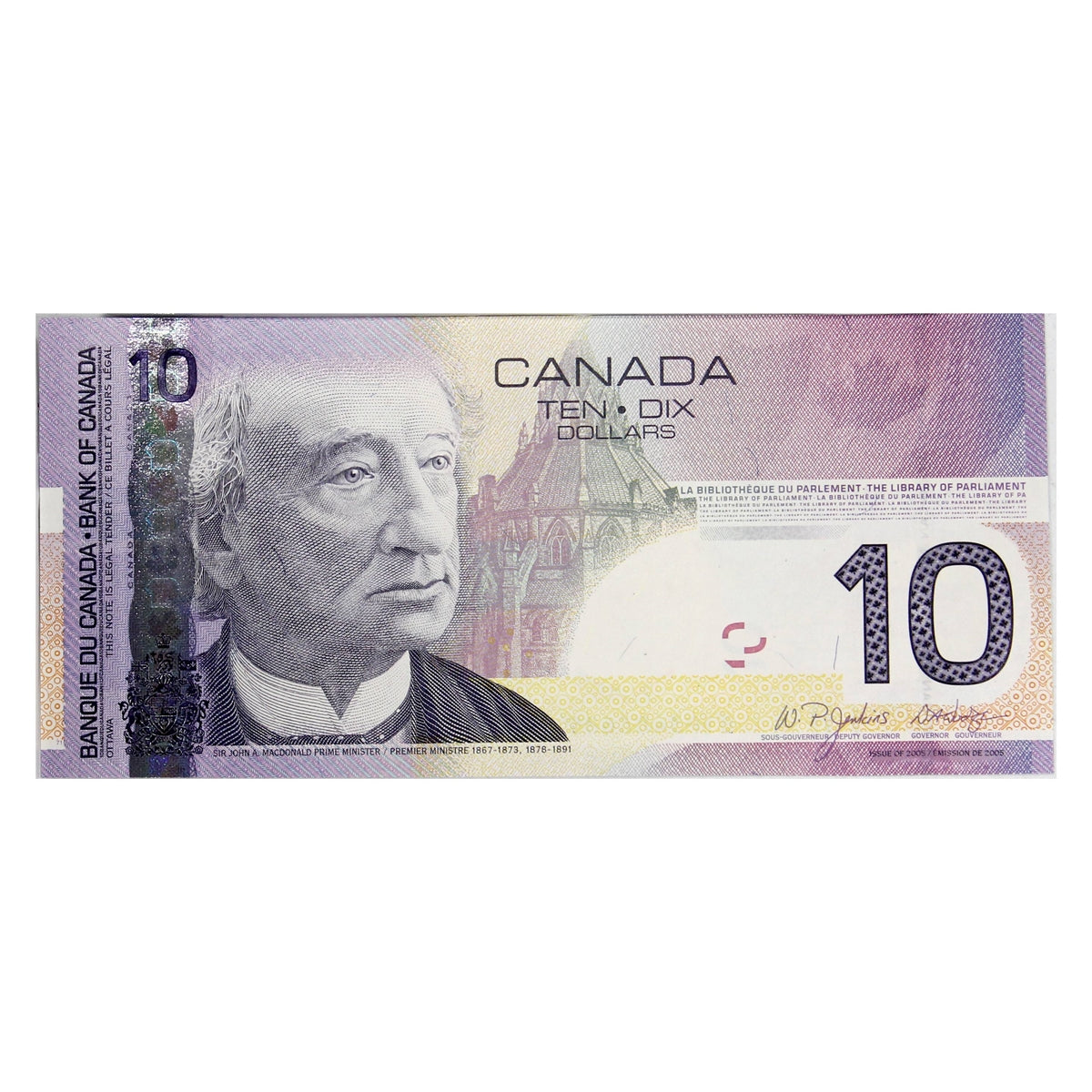 BC-68a 2007 Canada $10 Jenkins-Dodge, BTP, CUNC