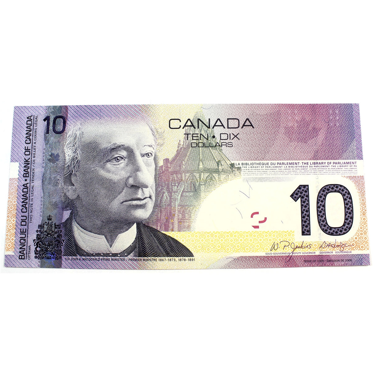 BC-68a 2007 Canada $10 Jenkins-Dodge, BTT, CUNC