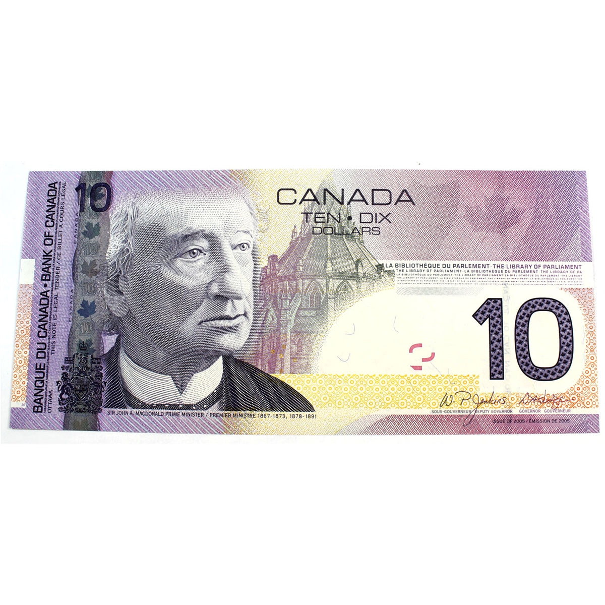 BC-68a-i 2004 Canada $10 Jenkins-Dodge, FEU, Choice Uncirculated (CUNC63)
