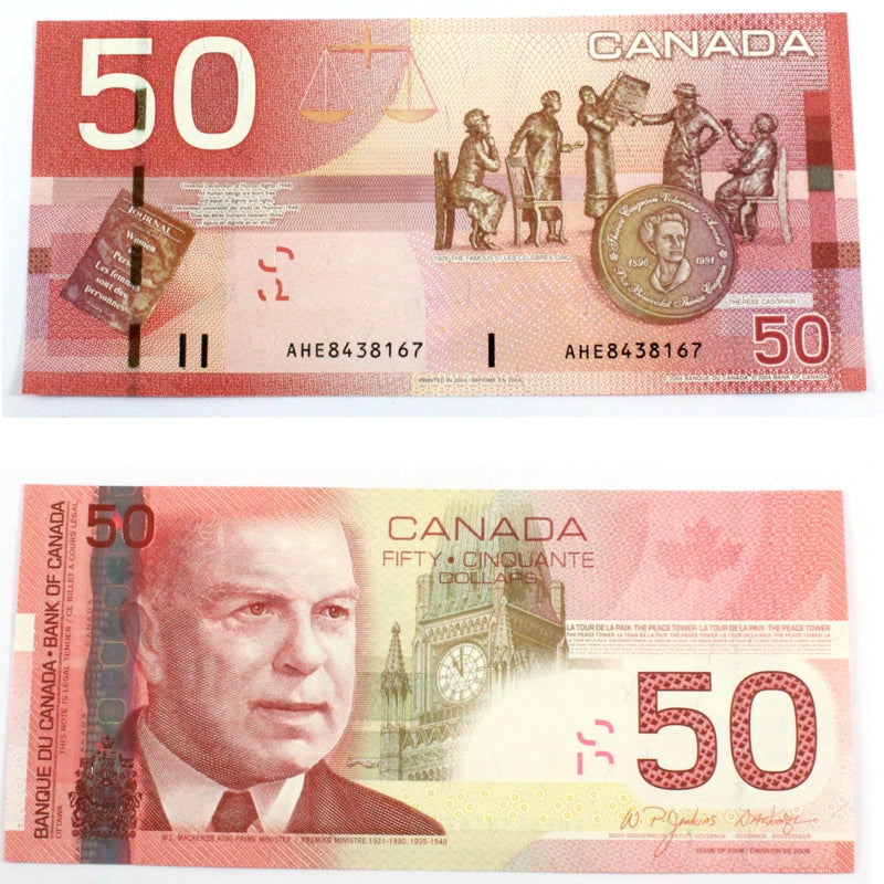 BC-65a 2004 Canada $50 Jenkins-Dodge, AHE, Uncirculated (MS60)