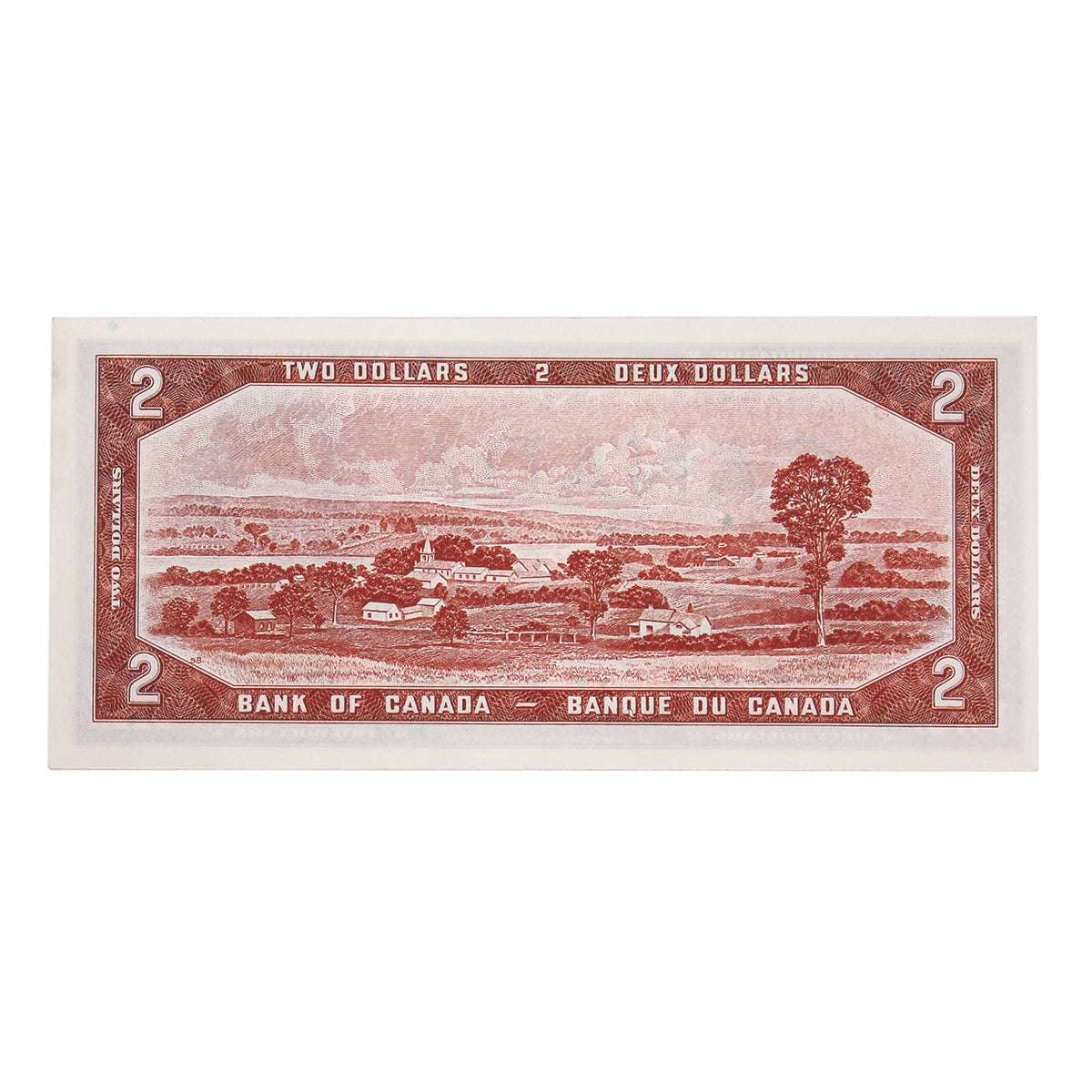 BC-38bA 1954 Canada $2 Beattie-Rasminsky, *A/B, Uncirculated (MS60)
