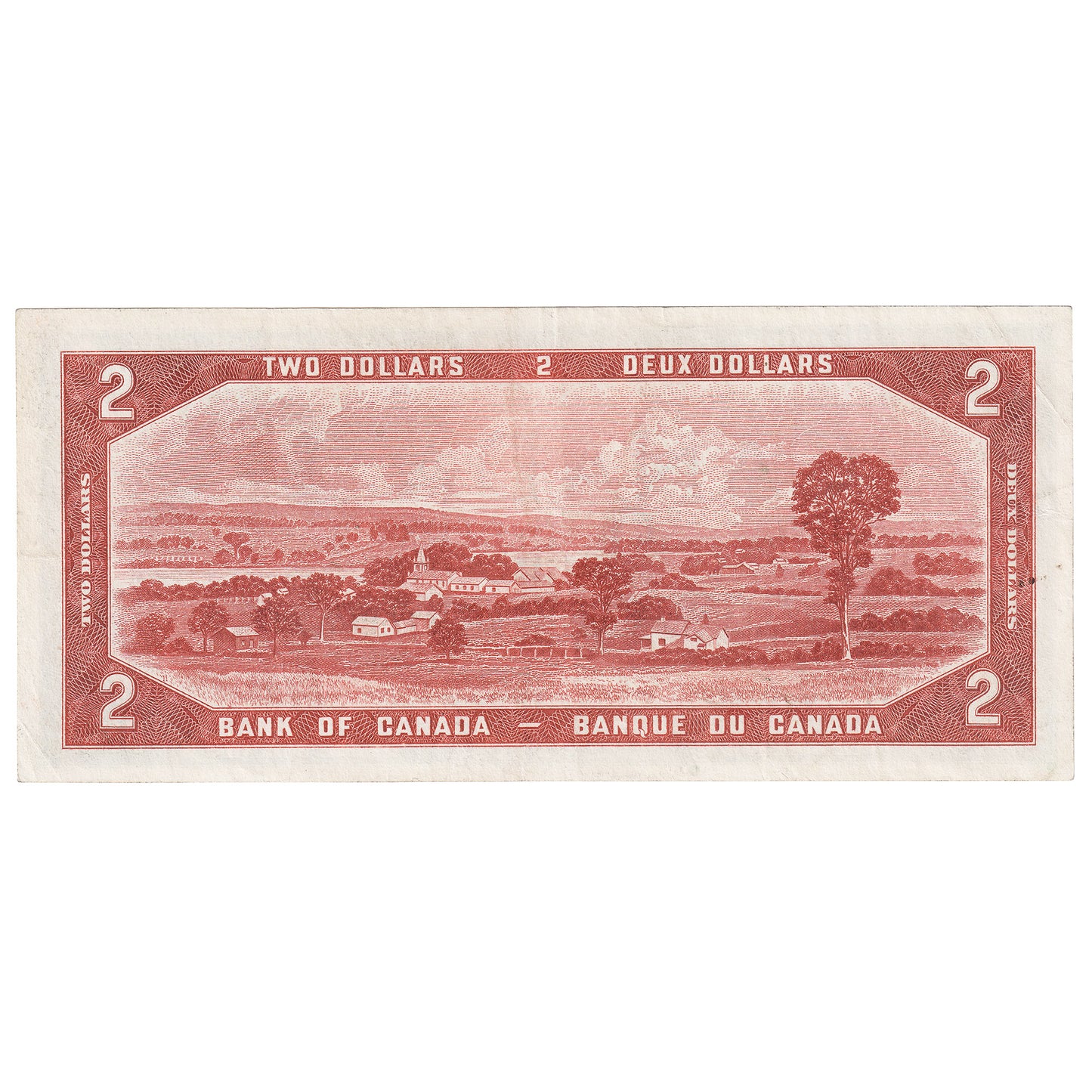 BC-30b 1954 Canada $2 Beattie-Coyne, Devil's Face, H/B, VF-EF (VF30)
