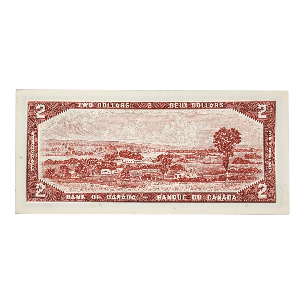 BC-38c 1954 Canada $2 Bouey-Rasminsky, A/G, AU-UNC