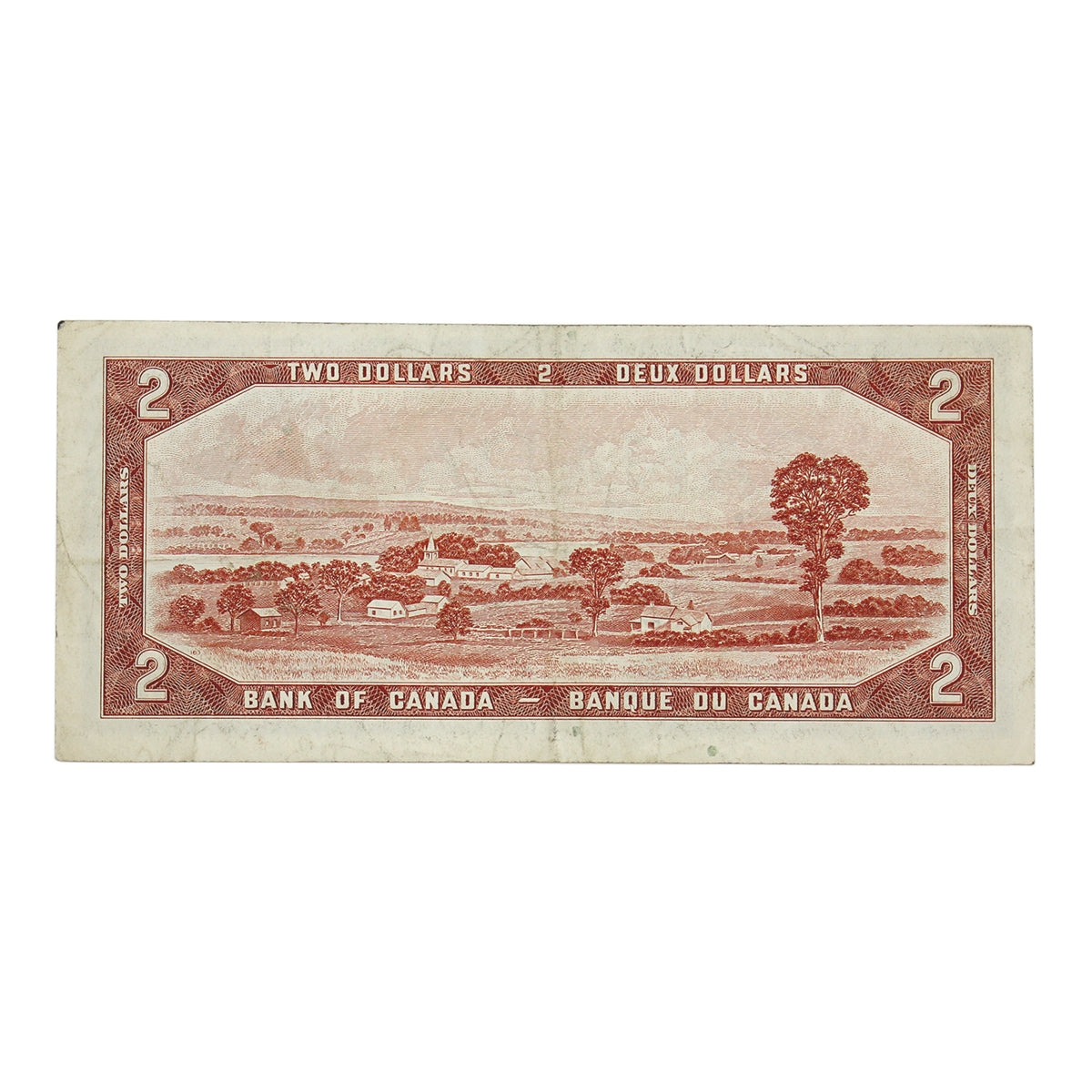 BC-38c 1954 Canada $2 Bouey-Rasminsky, I/G, CIRC