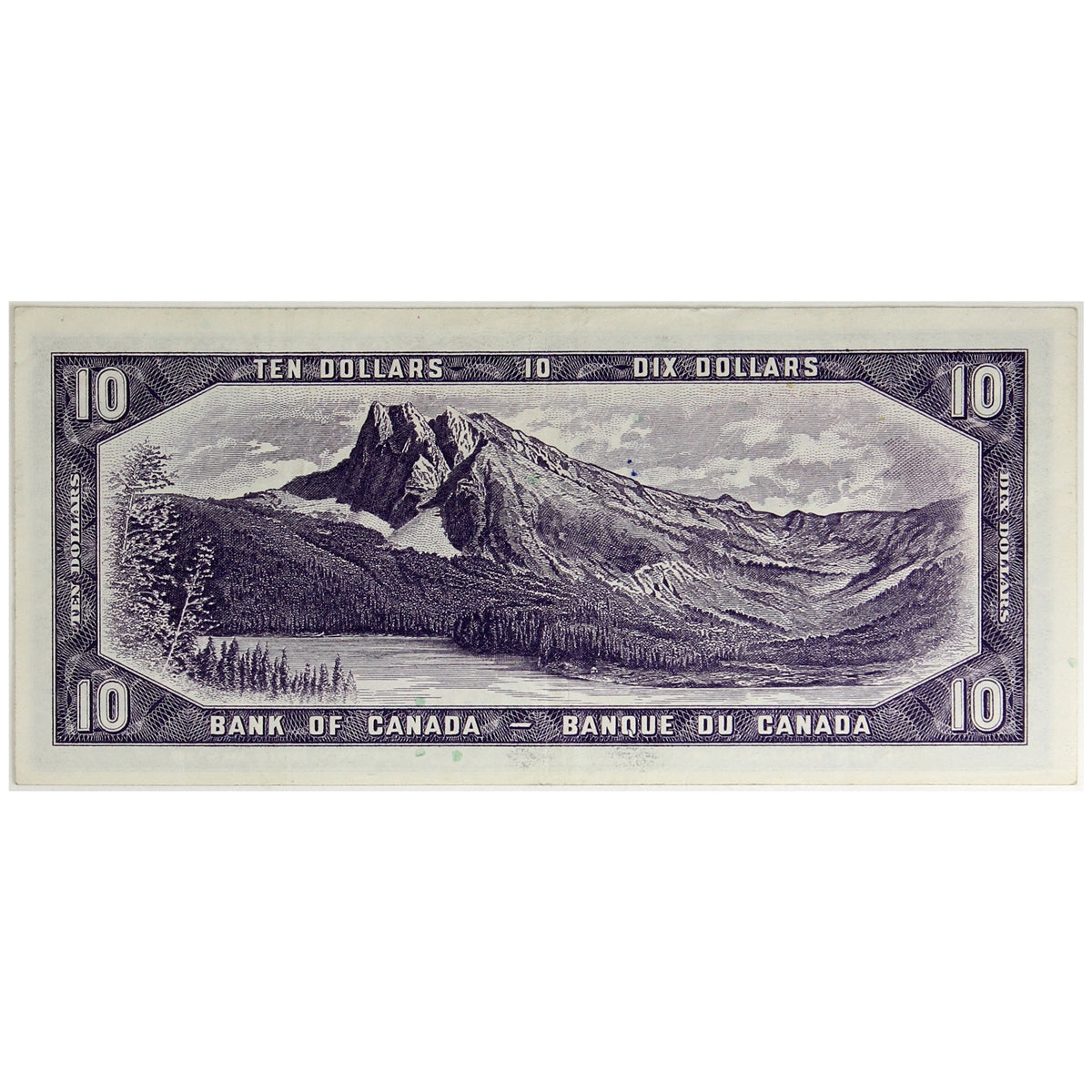 BC-40a 1954 Canada $10 Beattie-Coyne, O/D, VF-EF (VF30)