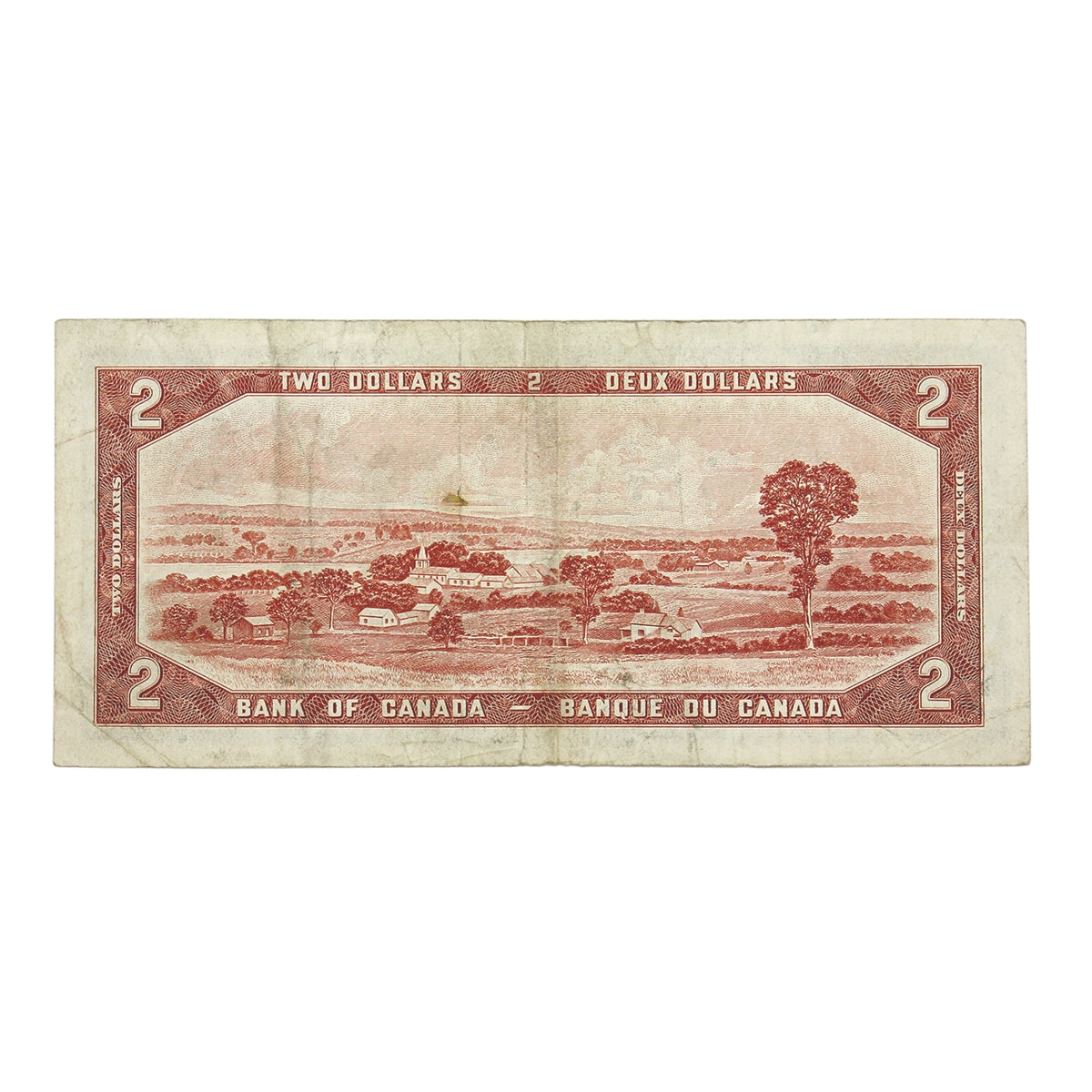 BC-38cA 1954 Canada $2 Bouey-Rasminsky, *A/G Below 0.4M, Fine (F12)