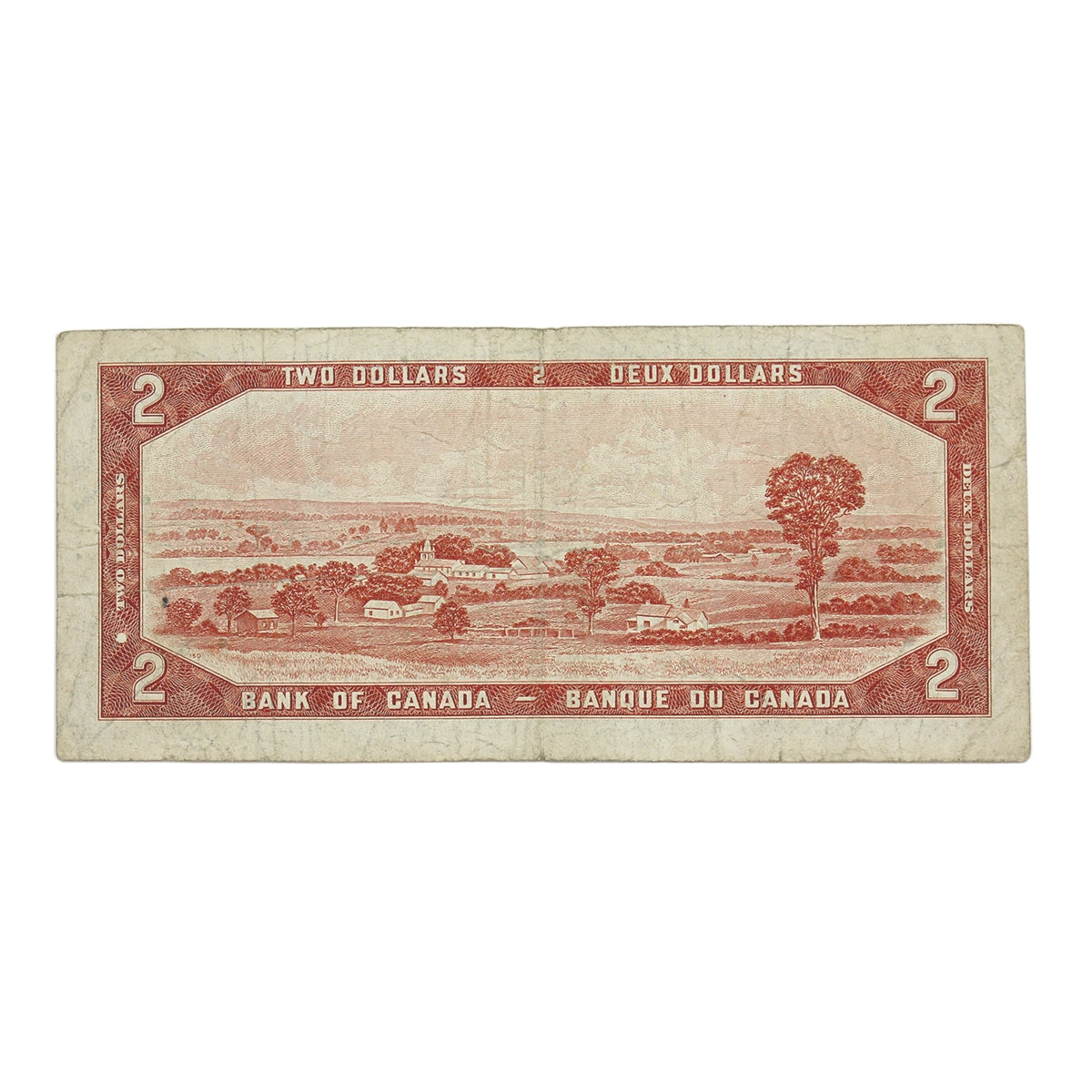 BC-38cA 1954 Canada $2 Bouey-Rasminsky, *A/G Above 3.2M, CIRC