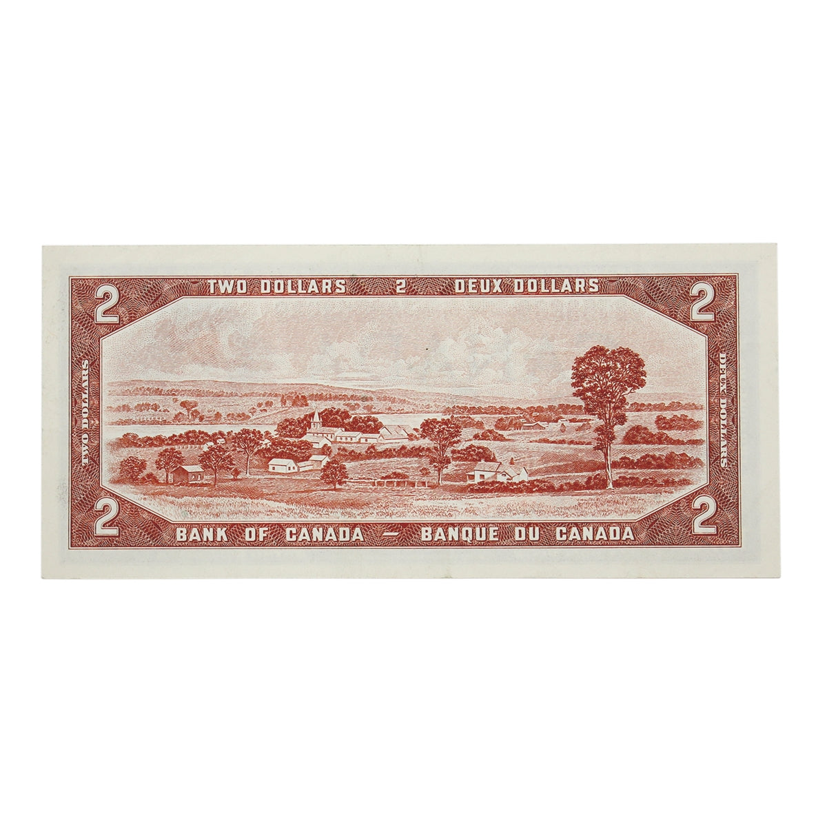 BC-38cT 1954 Canada $2 Bouey-Rasminsky, S/R, Test Note, VF-EF (VF30)