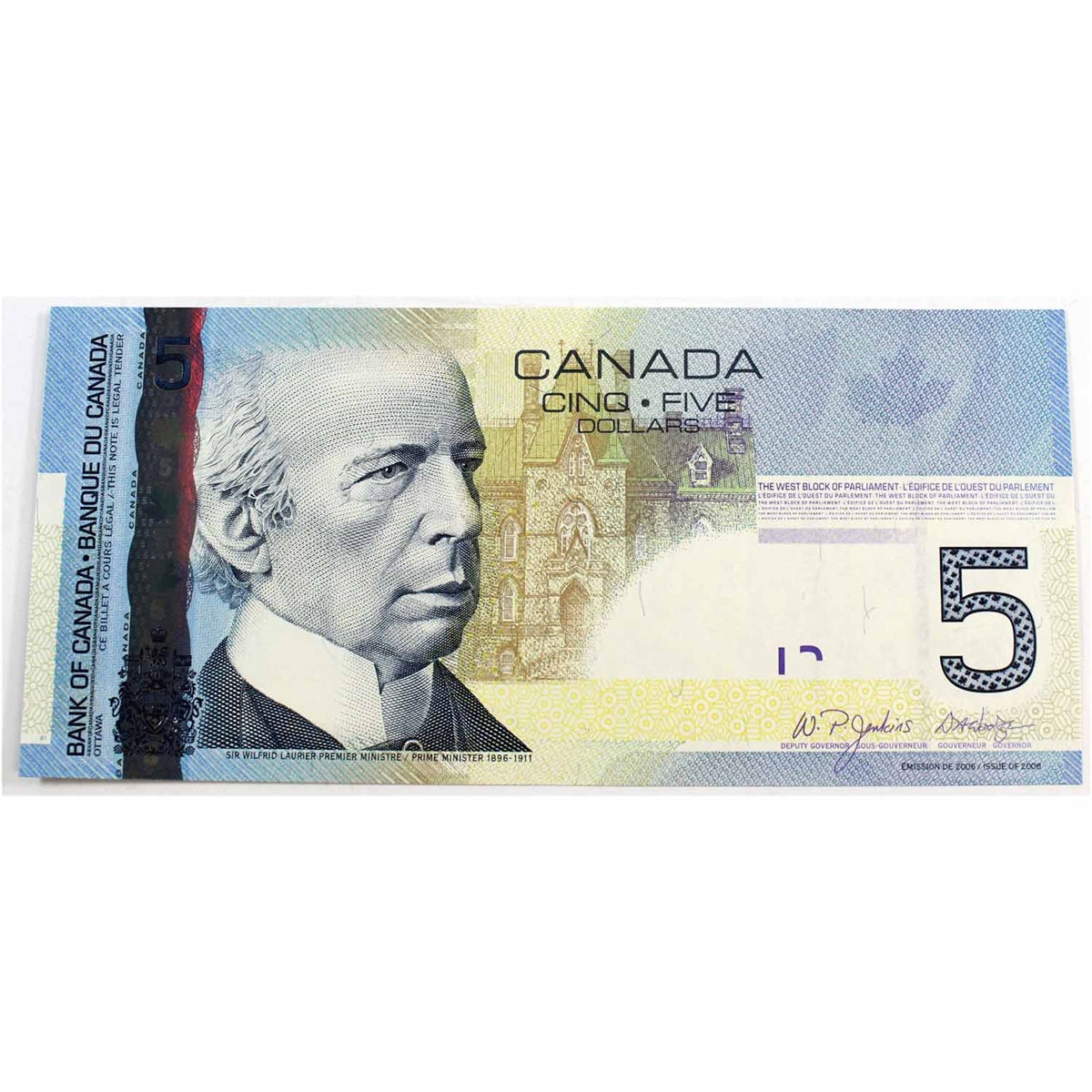 BC-67a 2006 Canada $5 Jenkins-Dodge, AOL, CUNC