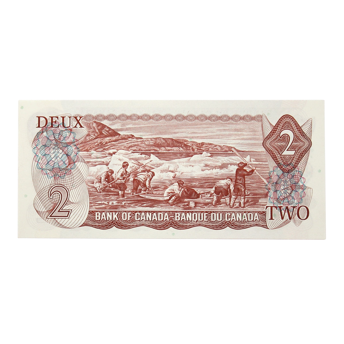 BC-47a 1974 Canada $2 Lawson-Bouey, BC, Modified Tint, Choice Uncirculated (CUNC63)