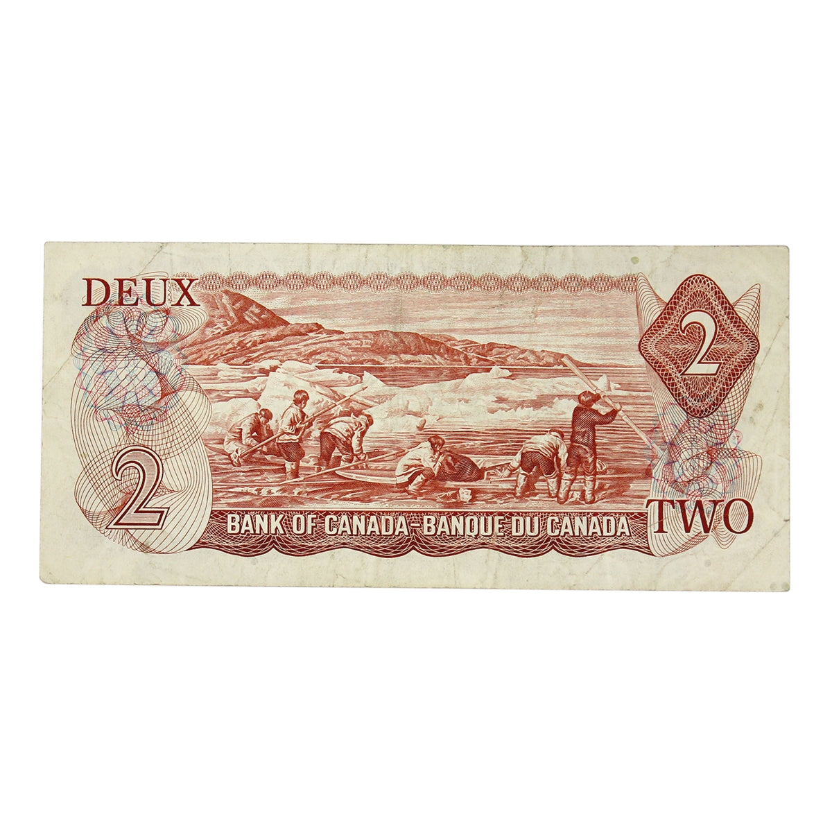 BC-47a 1974 Canada $2 Lawson-Bouey, BP, Original Tint, Very Fine (VF20)