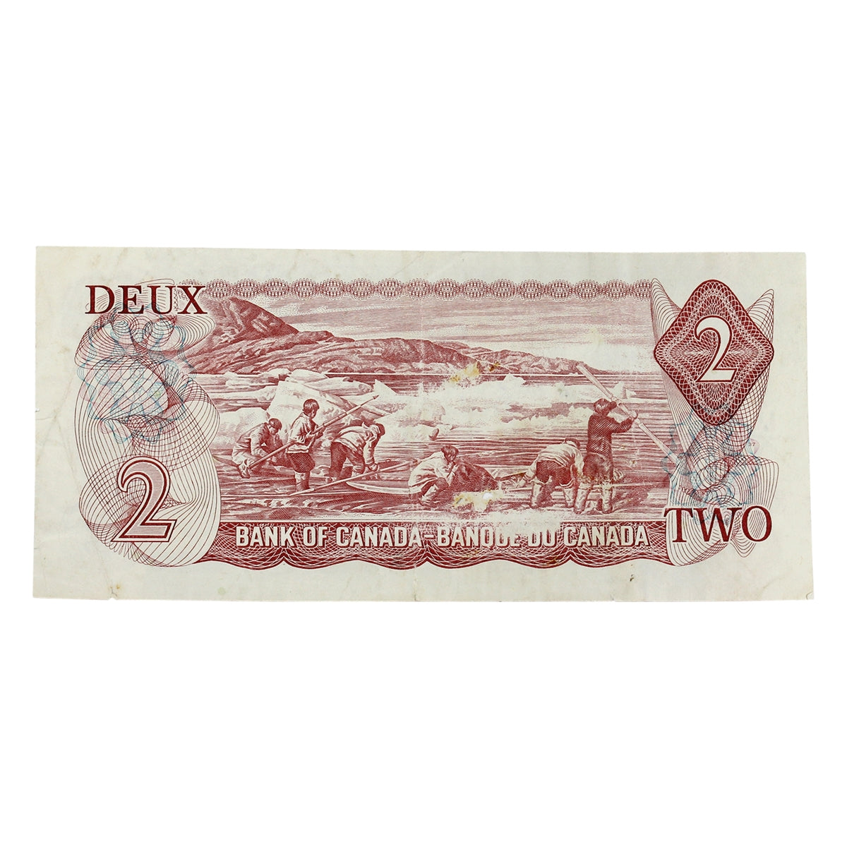 BC-47a 1974 Canada $2 Lawson-Bouey, BP, Original Tint, CIRC