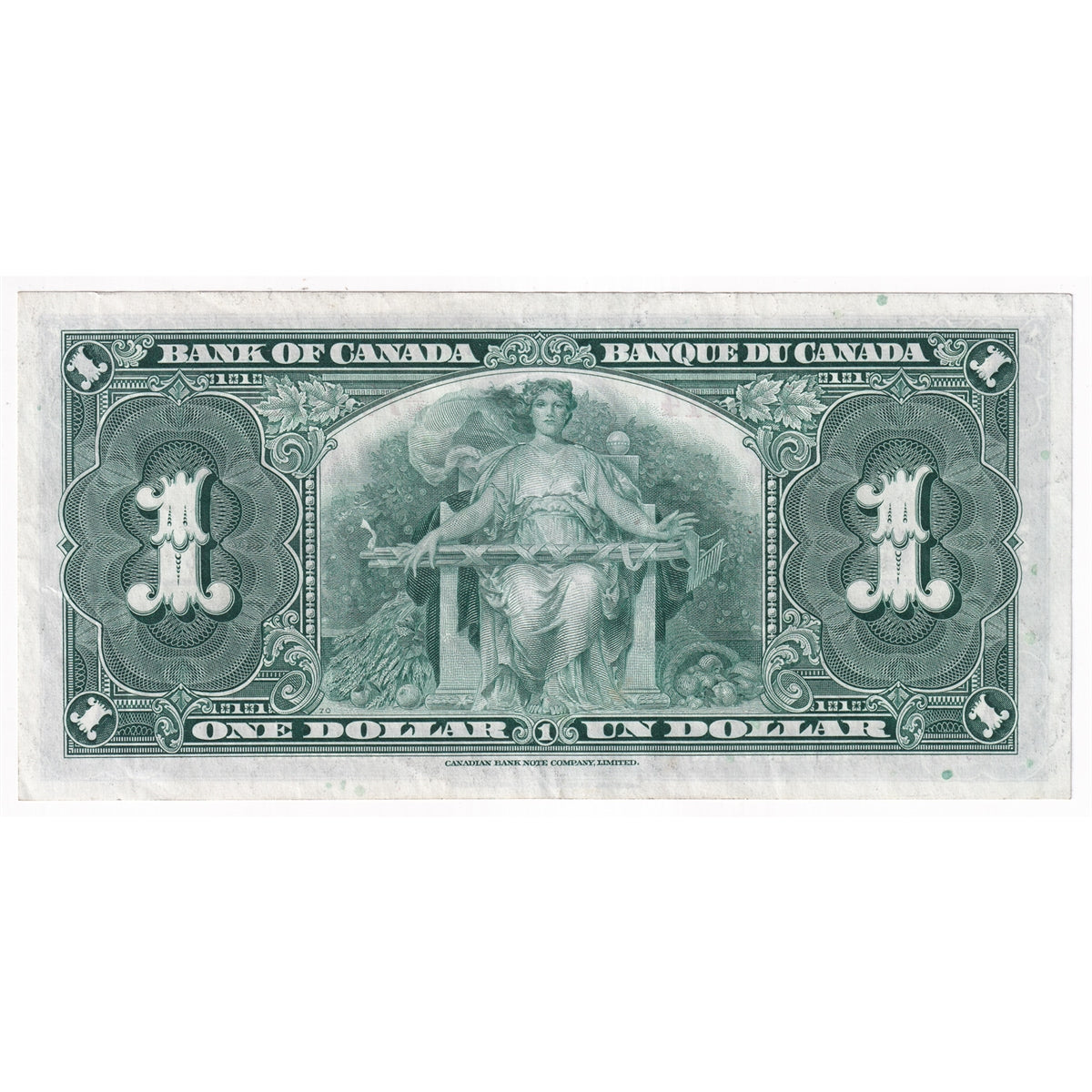 BC-21d 1937 Canada $1 Coyne-Towers, K/N, Almost Uncirculated (AU50)