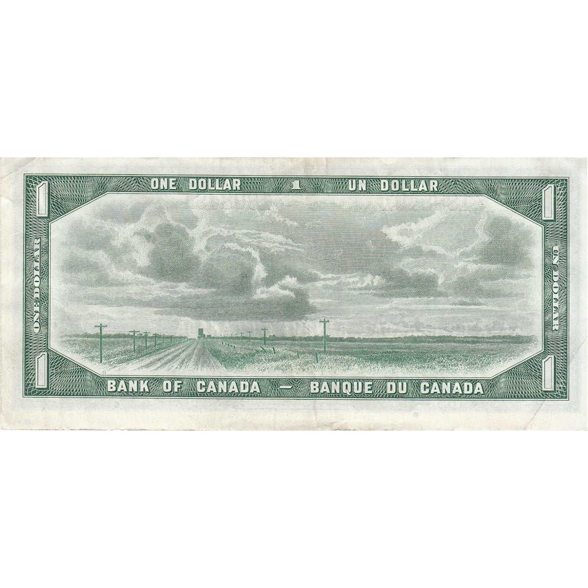 BC-37a 1954 Canada $1 Beattie-Coyne, Z/L, Extra Fine (EF40)
