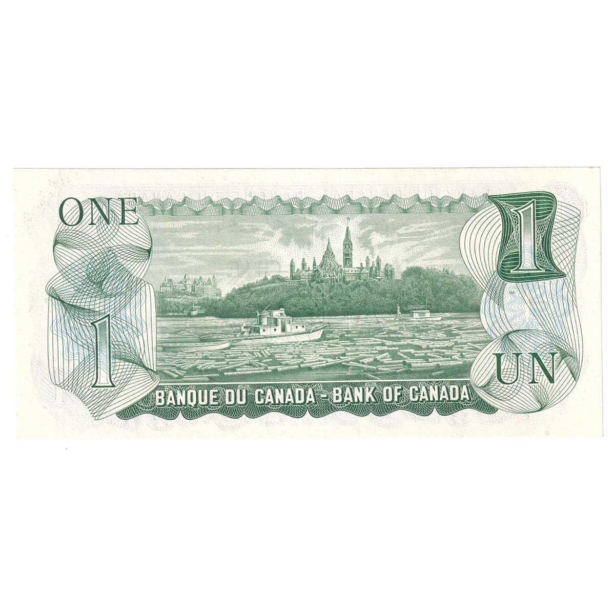 BC-46aA 1973 Canada $1 Lawson-Bouey, *GU, Uncirculated (MS60)