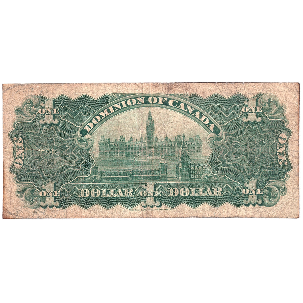 DC-13a 1898 Dominion $1 Various-Coutrney, Inward ONES, G-VG (G6)