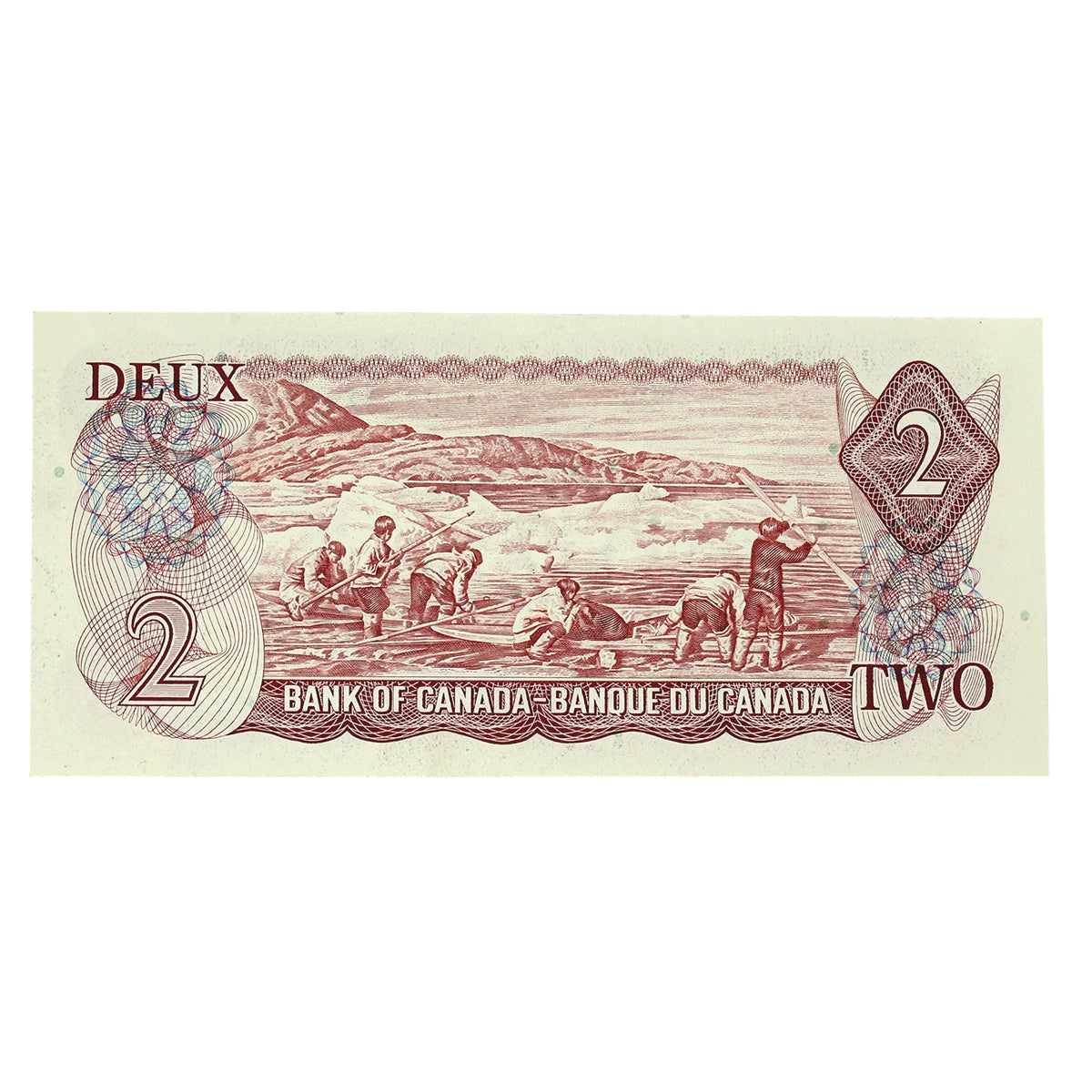 BC-47a-i 1974 Canada $2 Lawson-Bouey, ABR, Uncirculated (MS60)