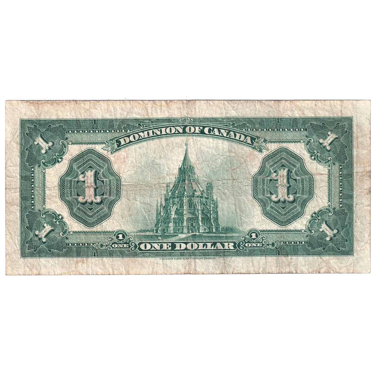 DC-25i 1923 Dominion $1 McCavour-Saunders, Bronze Seal, Group 2, Series B, F