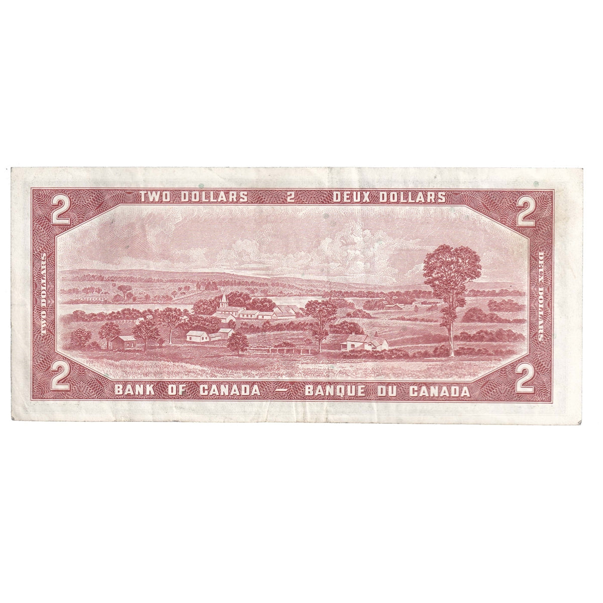 BC-38b 1954 Canada $2 Beattie-Rasminsky, R/R, Extra Fine (EF40)