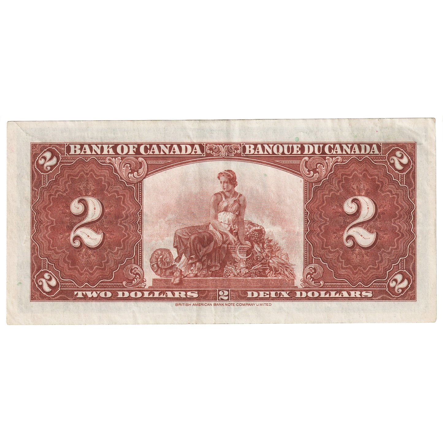 BC-22b 1937 Canada $2 Gordon-Towers, Z/B, VF-EF (VF30)