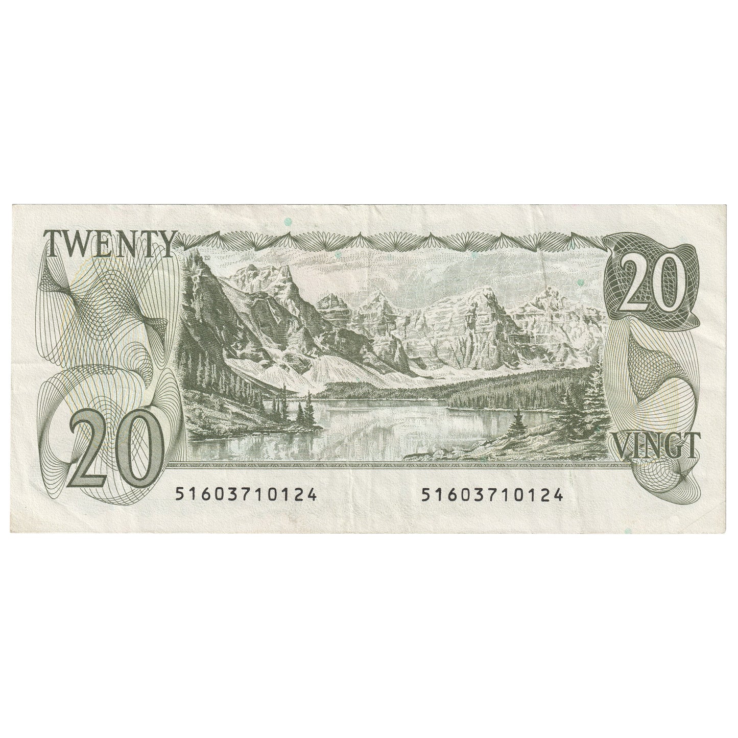 BC-54cA-i 1979 Canada $20 Thiessen-Crow, "516", VF-EF