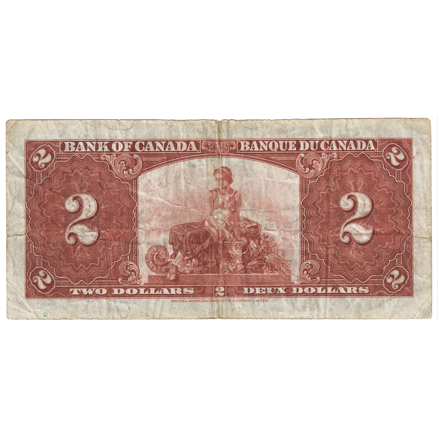 BC-22b 1937 Canada $2 Gordon-Towers, Z/B, F-VF