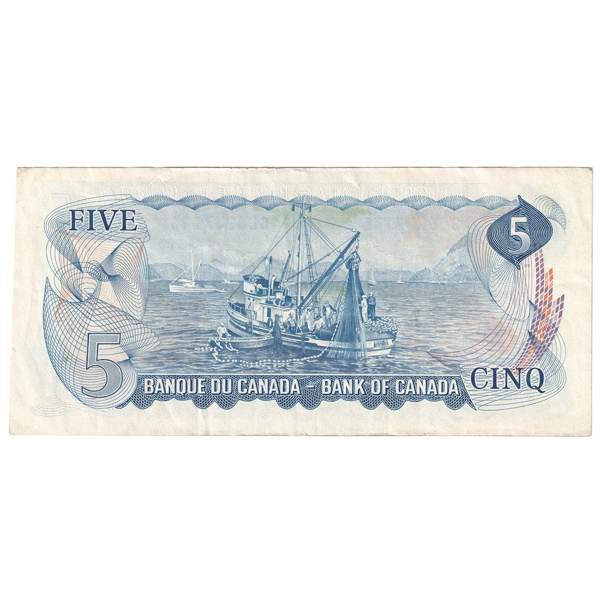 BC-48b 1972 Canada $5 Lawson-Bouey, SL, EF