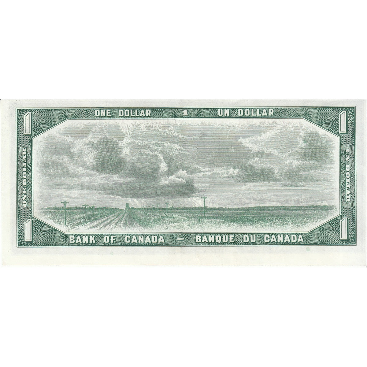 BC-37a 1954 Canada $1 Beattie-Coyne, G/L, EF-AU (EF45)