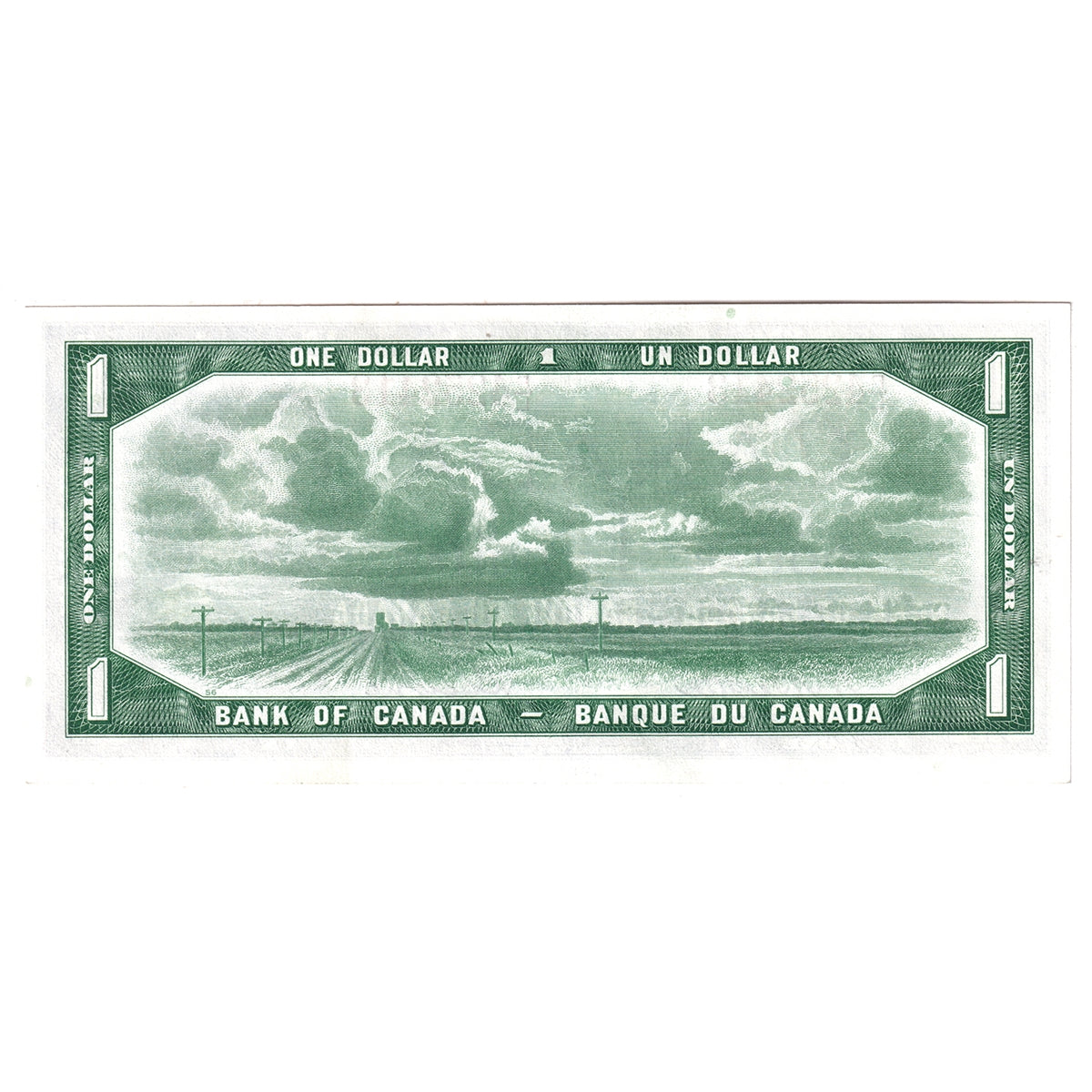 BC-37a 1954 Canada $1 Beattie-Coyne, P/L, AU-UNC (AU55)