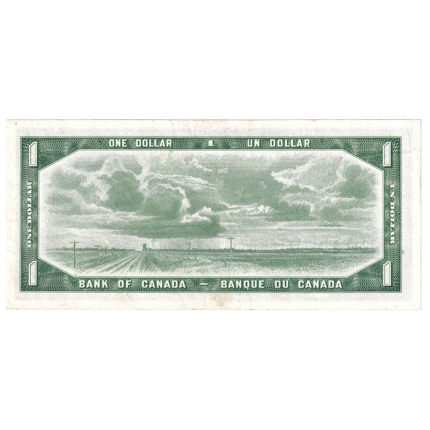 BC-37a-i 1954 Canada $1 Beattie-Coyne, A/M, Almost Uncirculated (AU50)