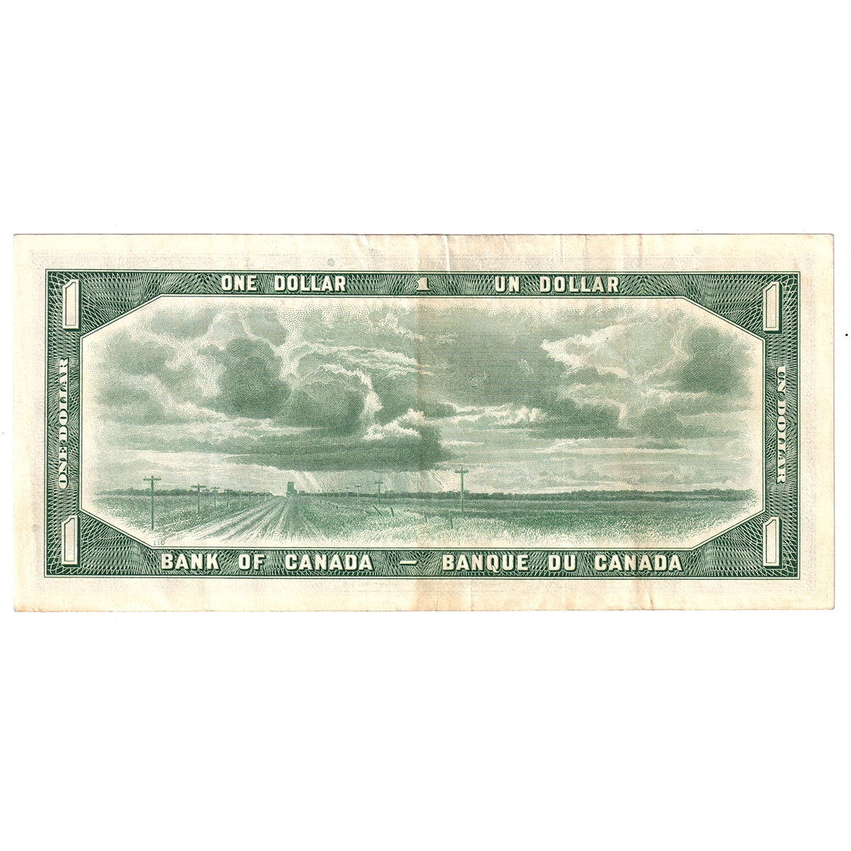 BC-37bA 1954 Canada $1 Beattie-Rasminsky, *S/O, VF-EF