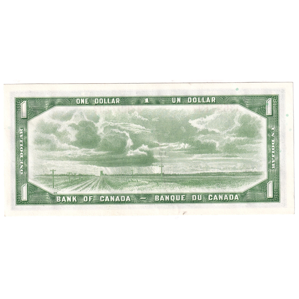 BC-37b-i 1954 Canada $1 Beattie-Rasminsky, J/M, Uncirculated (MS60)