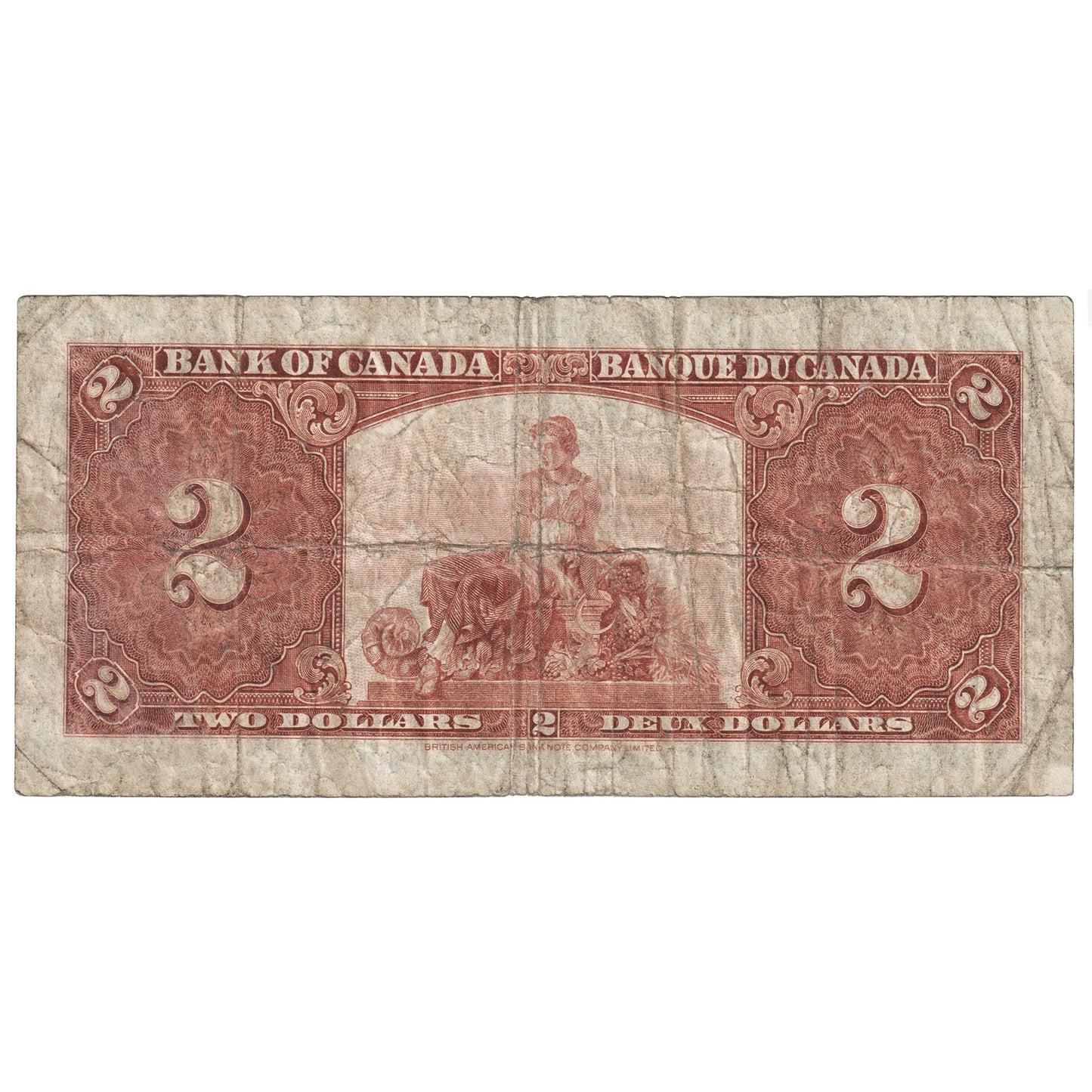 BC-22c 1937 Canada $2 Coyne-Towers, A/R, VG-F