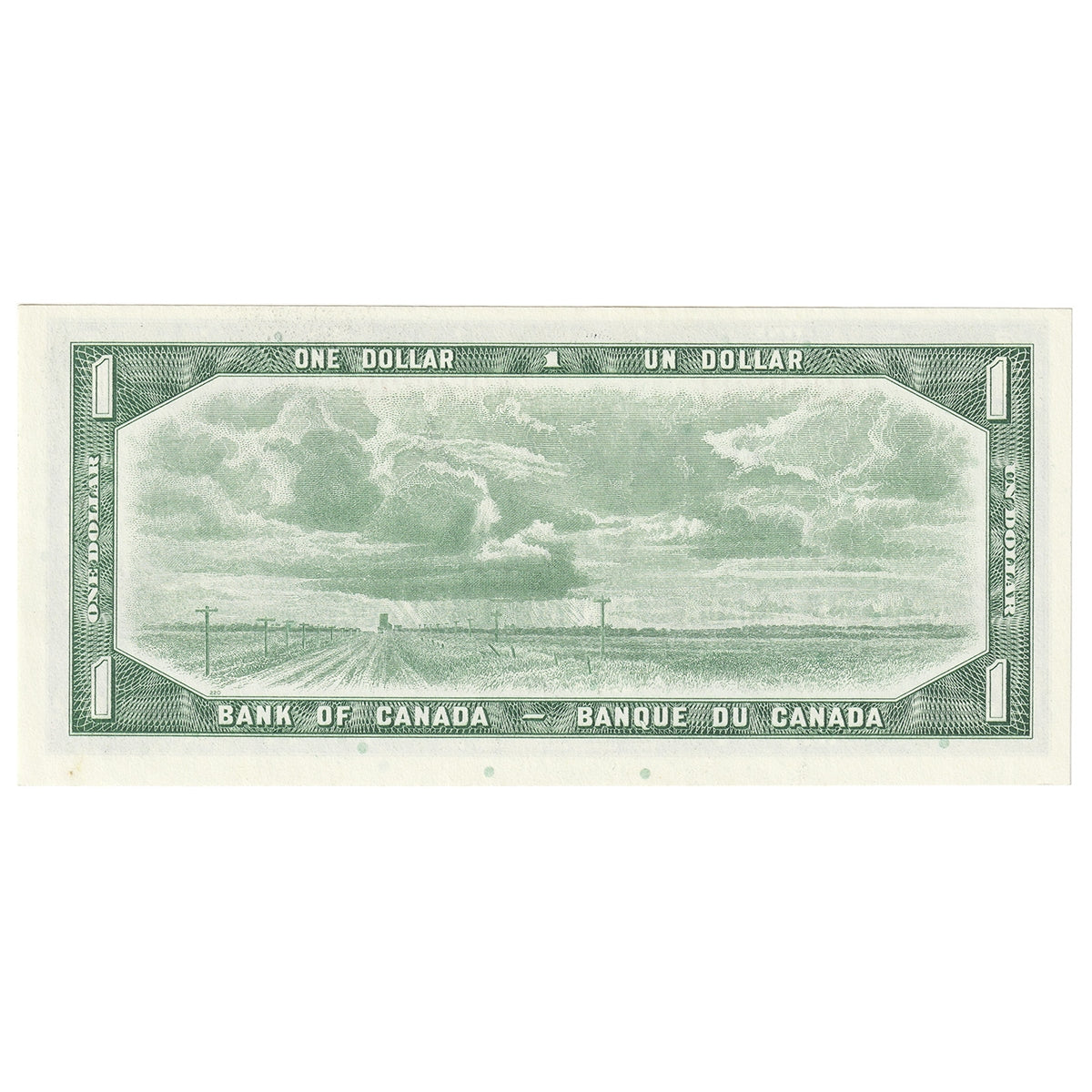 BC-37d 1954 Canada $1 Lawson-Bouey, Y/F, CUNC