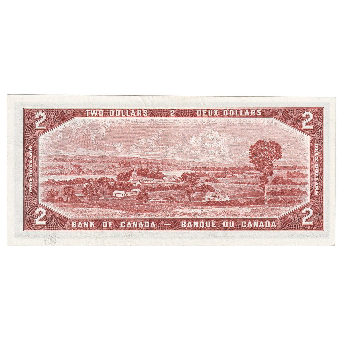 BC-38a 1954 Canada $2 Beattie-Coyne, S/B, Almost Uncirculated (AU50)