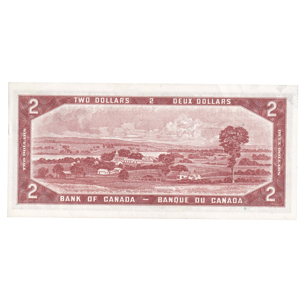 BC-38b 1954 Canada $2 Beattie-Rasminsky, J/R, AU-UNC (AU55)