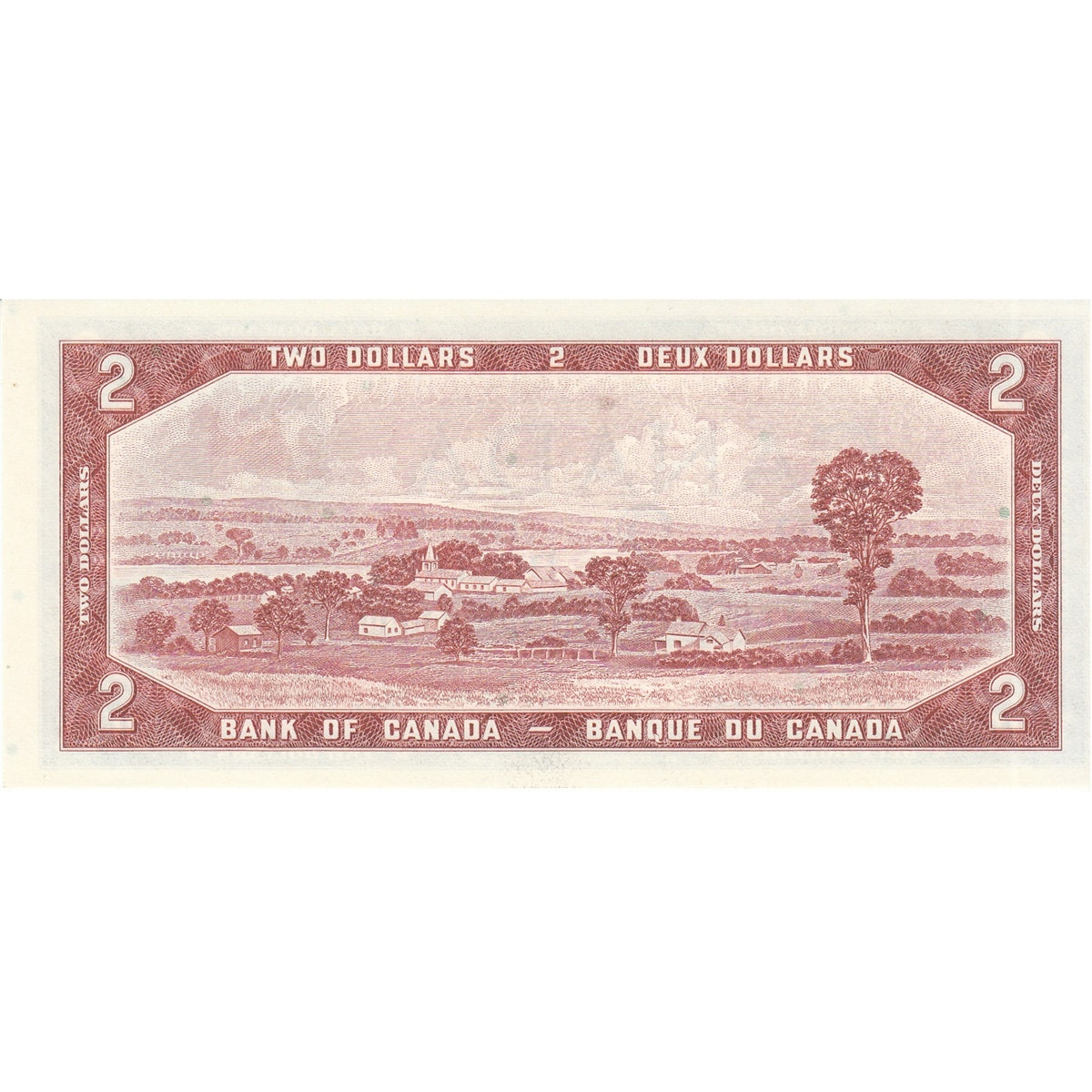 BC-38b 1954 Canada $2 Beattie-Rasminsky, W/U, Choice Uncirculated (CUNC63)