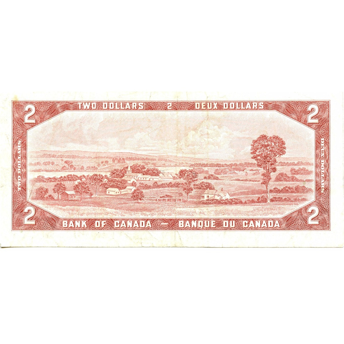 BC-38b 1954 Canada $2 Beattie-Rasminsky, A/G, F-VF (F15)