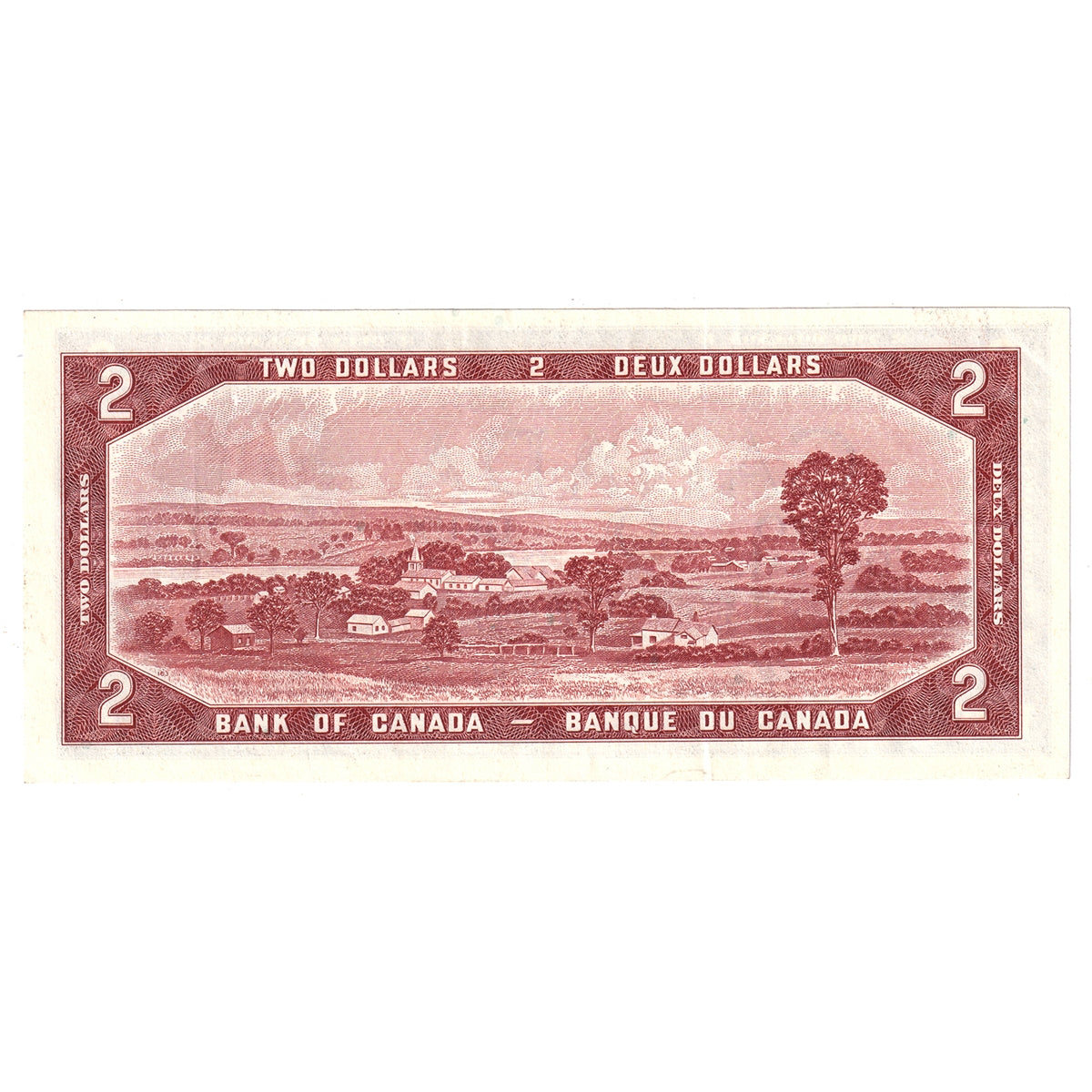 BC-38c 1954 Canada $2 Bouey-Rasminsky, I/G, Extra Fine (EF40)