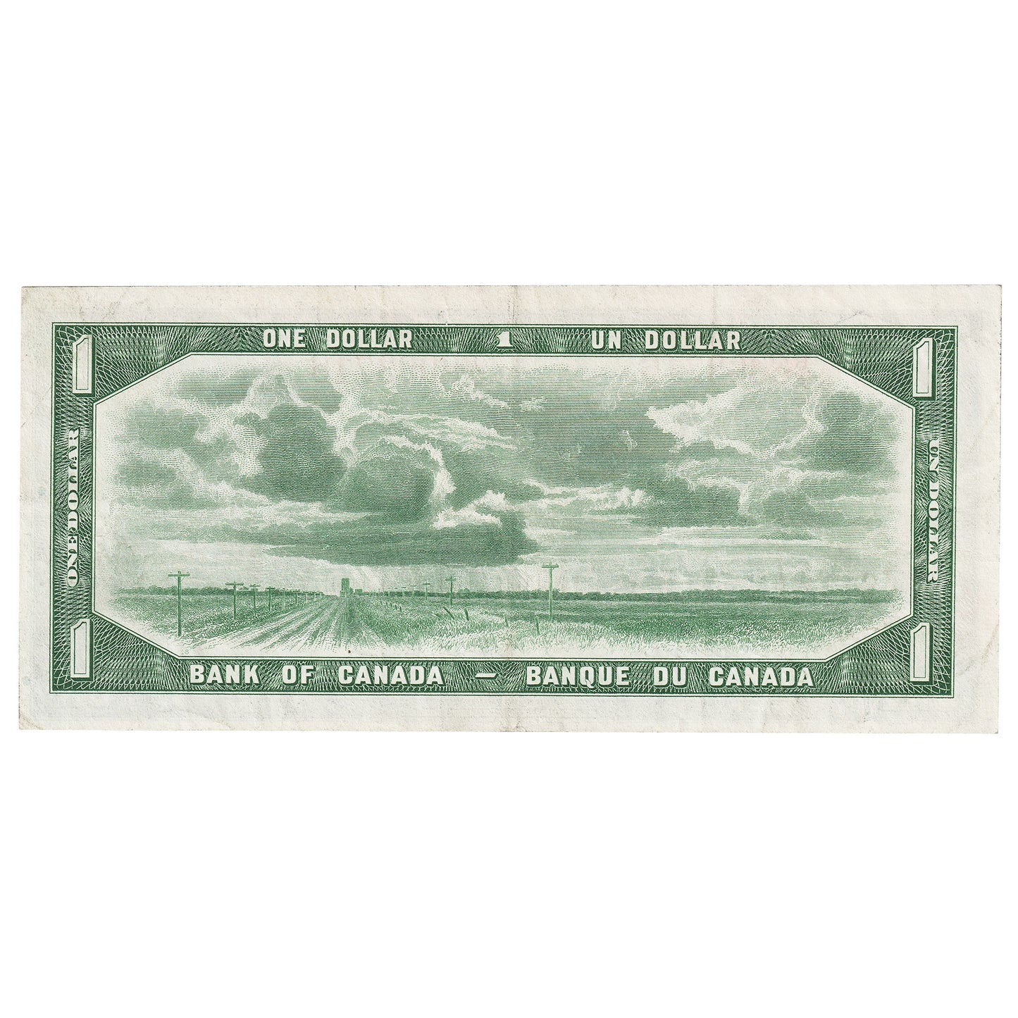 BC-29a 1954 Canada $1 Coyne-Towers, Devil's Face, B/A, VF-EF