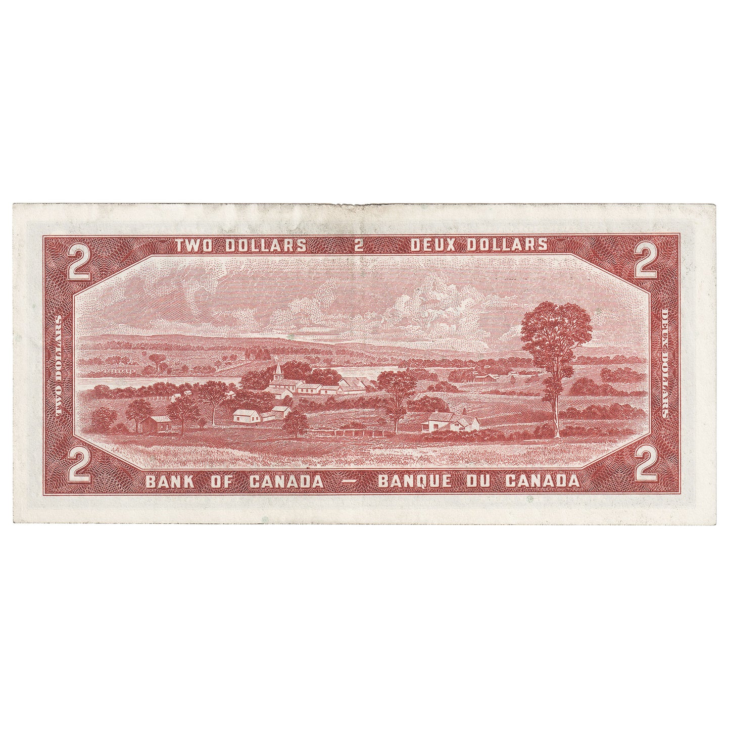BC-38a 1954 Canada $2 Beattie-Coyne, U/B, EF