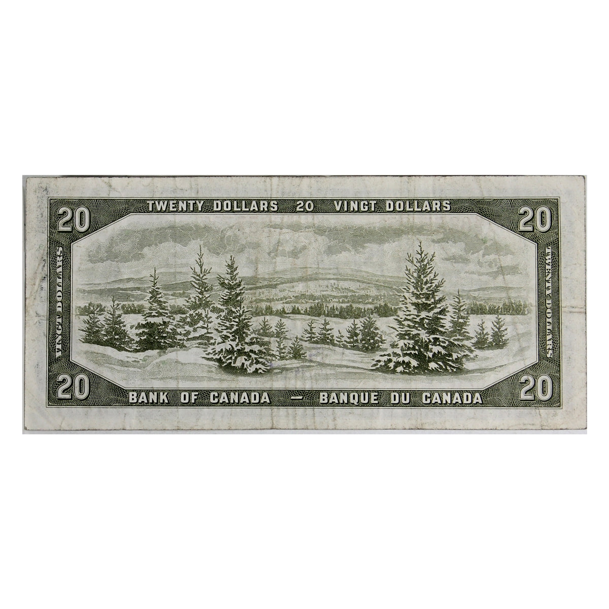 BC-41a 1954 Canada $20 Beattie-Coyne, M/E, VF