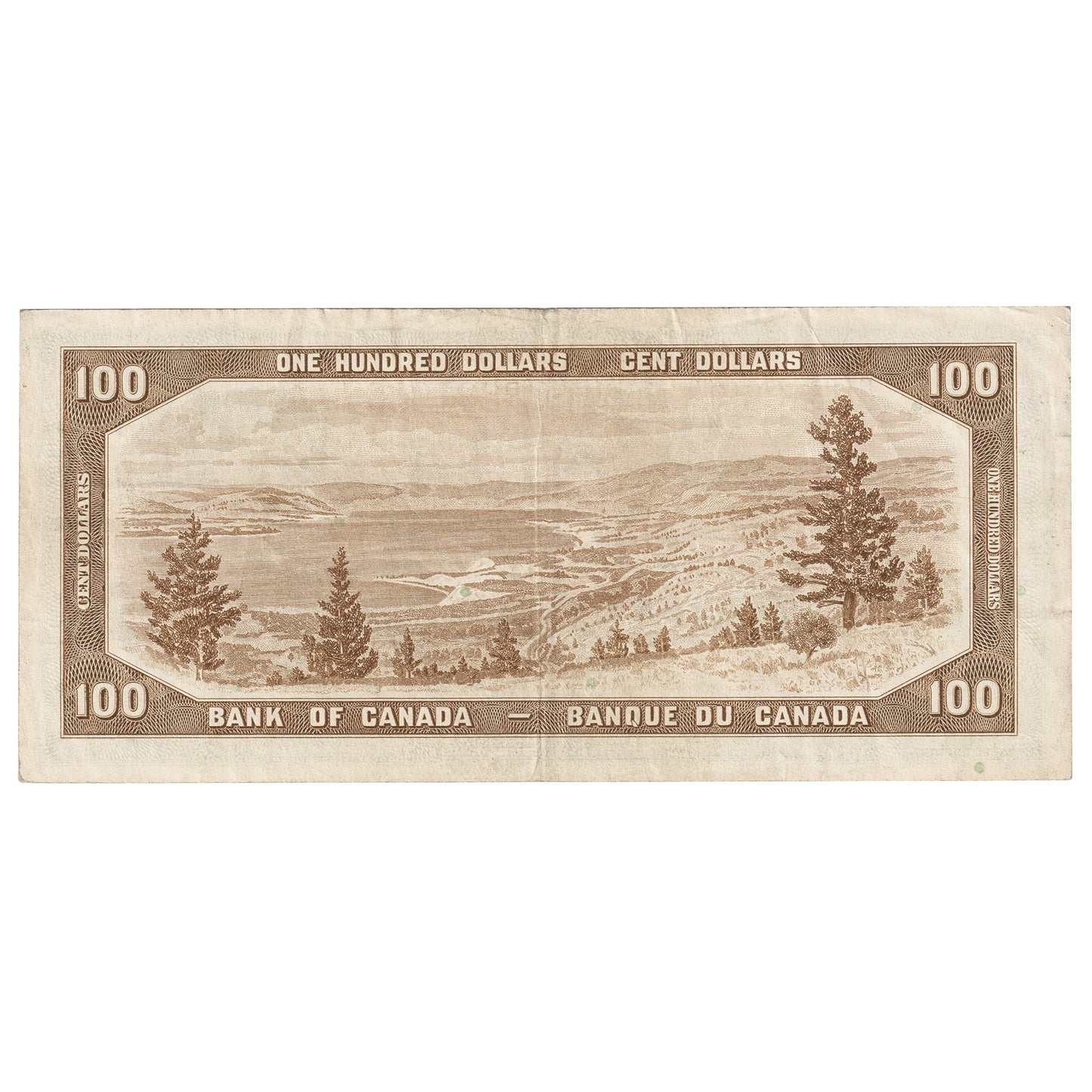 BC-43b 1954 Canada $100 Beattie-Rasminsky, B/J, VF-EF