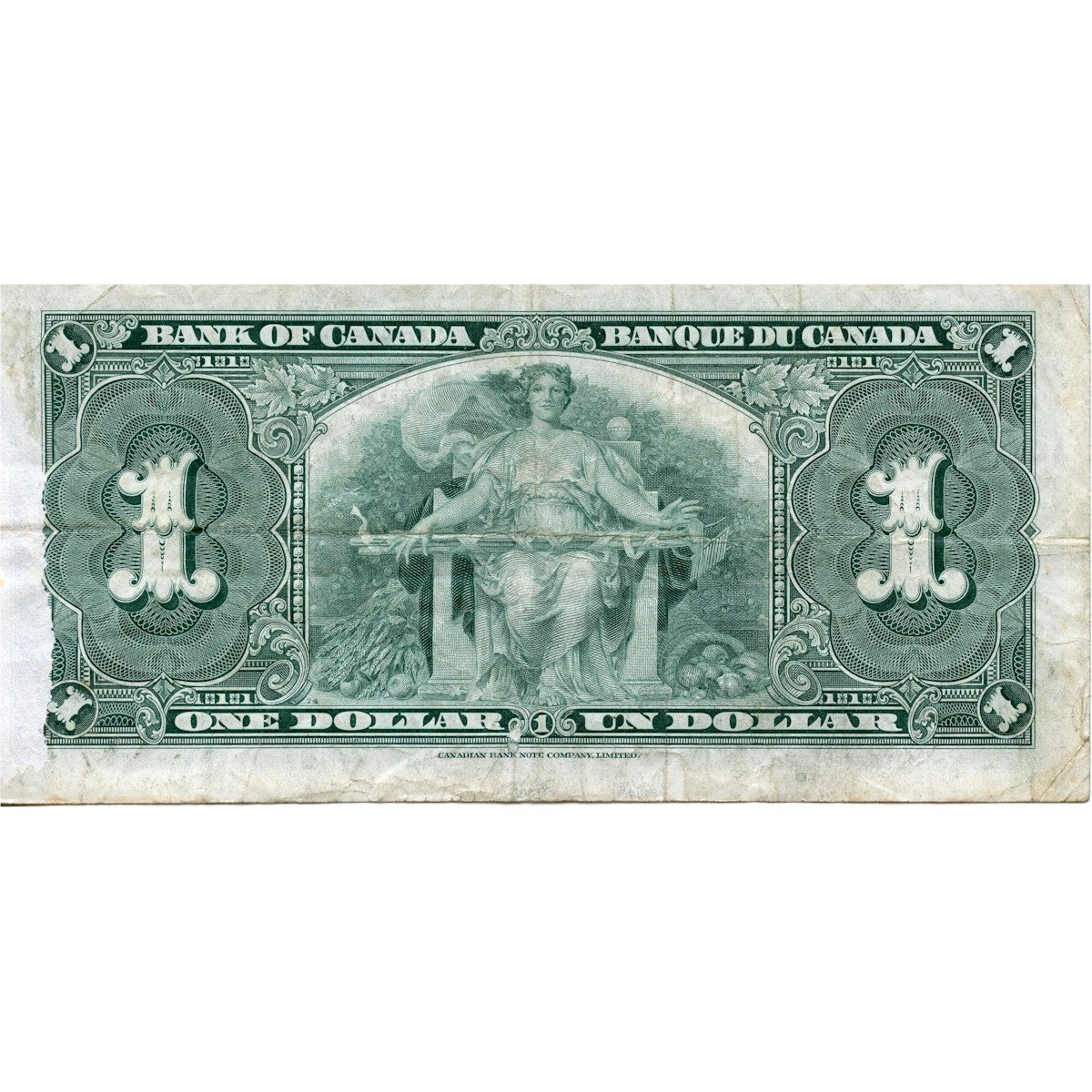 BC-21d 1937 Canada $1 Coyne-Towers, R/N, VF